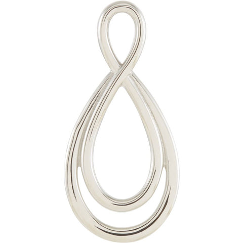 14k Yellow Gold 22x11mm Freeform Pendant