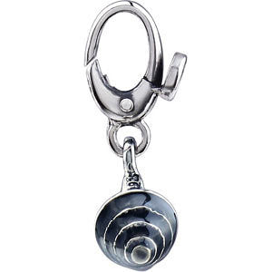 Sterling Silver Enamel Barbell Charm
