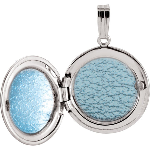 Sterling Silver Round Locket
