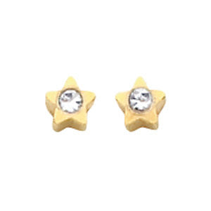 Star Accented Inverness Piercing Earrings
