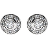 14k White Gold 1/4 CTW Diamond Earrings