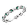 Anniversary Band in 14k White Gold ( Size 7 )
