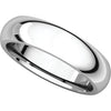 Sterling Silver 5mm Comfort Fit Band, Size 10