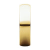 18k Yellow Gold 5mm Half Round Light Band, Size 9.5