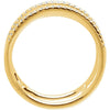 14k Yellow Gold 1/5 CTW Diamond Ring, Size 7