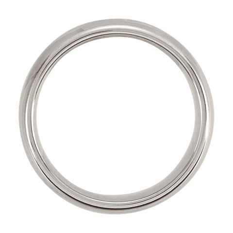 Cobalt 8mm Slightly Domed Band Size 13.00