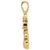 14k Yellow Gold Nugget Pendant