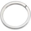 Round Split Key Ring in Sterling Silver