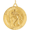 33.00 mm St. Christopher Medal in 14K Yellow Gold