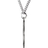 Sterling Silver 15mm Round St. Joseph Medal 18" Necklace