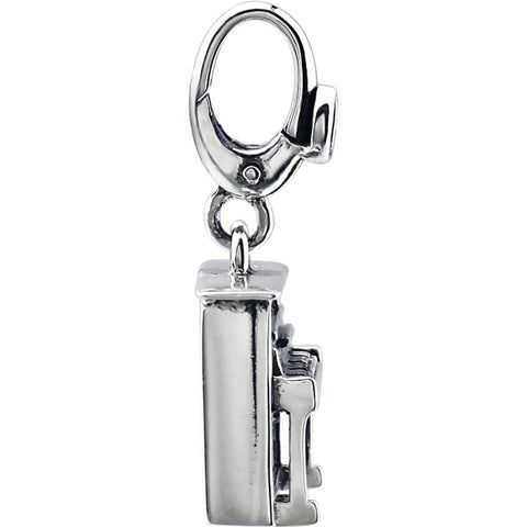 Sterling Silver Piano Charm