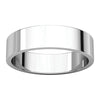 Sterling Silver 5mm Flat Band, Size 6