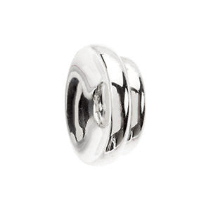 Sterling Silver 9mm Tapered Roundel Spacer