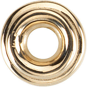 18K Yellow 9 Tapered Roundel Spacer