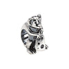 Sterling Silver 11.25x8.25mm Mouse with Cheese Bead