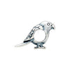 Sterling Silver 16.75x10.25mm Parrot Bead