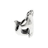 Sterling Silver 15.25x10mm Seal Bead