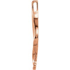 14k Rose Gold Freeform Pendant Mounting