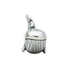 Sterling Silver 14.25X12.75mm Whale Bead