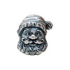 Sterling Silver 17x14.25mm Santa Bead