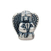 Sterling Silver 15.75X14.5mm Angel Slider Bead