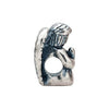 Sterling Silver 15.75x14.5mm Angel Slider Bead
