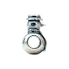 Sterling Silver 16.5x9.75mm Snowman Bead