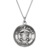 14k Yellow Gold 18mm Round St. Christopher Medal U.S. Navy Medal