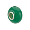 Sterling Silver 14x8mm Green Aventurine Natural Stone Bead