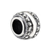 Sterling Silver 9.3X7.2mm Double Granulated Bead