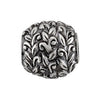 Kera Leaf Pattern Bead in Sterling Silver