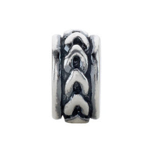 Sterling Silver 7.6mm Rope Bead