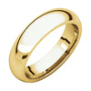 05.00 mm Comfort-Fit Wedding Band Ring in 14K Yellow Gold ( Size 5 )
