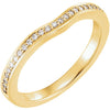 1/6 CTW Diamond Wedding Band for Matching Engagement Ring in 14k Yellow Gold (Size 6 )