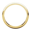 14k Yellow Gold 4mm Milgrain Band, Size 8