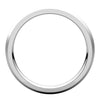 Platinum 2.5mm Knife Edge Comfort Fit Band, Size 5