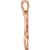 14k Rose Gold Freeform Pendant
