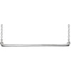 14K White Gold Straight Bar 18-Inch Necklace