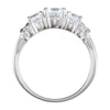 14k White Gold 1 1/6 CTW Diamond Anniversary Band, Size 7