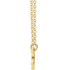 14k Yellow Gold Infinity-Inspired Knot Design 18" Necklace