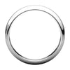 Sterling Silver 4mm Half Round Band, Size 6