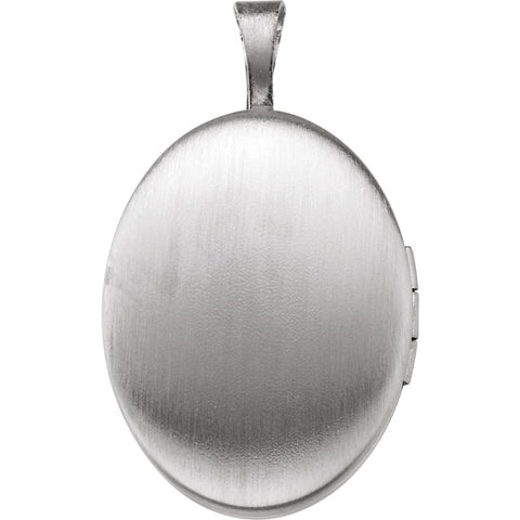Sterling Silver Oval Celtic Cross Locket