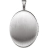 Sterling Silver Oval Celtic Cross Locket