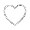 Heart Pendant in Sterling Silver
