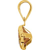 14k Yellow Gold November CZ Birthstone Pendant