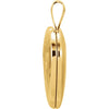 14K Yellow Gold-Plated Sterling Silver Heart Locket with Cross