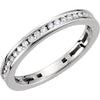 3/8 CTW Stackable Diamond Ring in 14K White Gold (Size 6)