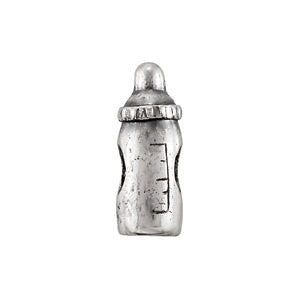Sterling Silver 16x5.9mm Baby Bottle Bead