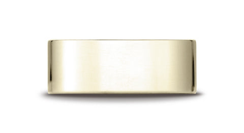 Benchmark-14K-Yellow-Gold-8mm-Traditional-Flat-Wedding-Band-Ring--Size-4.25--28014KY04.25