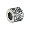 Sterling Silver 9.4x8.15mm Bead with Hearts